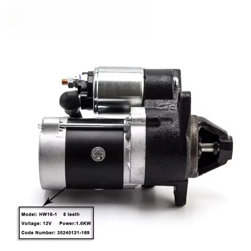 HW16-1 Generator Set Electric Start Motor Starter 12v 1.6KW