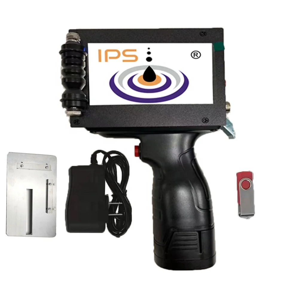 Portable 600DPI Handheld Inkjet Printer with Date/Code Expiration Feature for Quick & Easy Printing