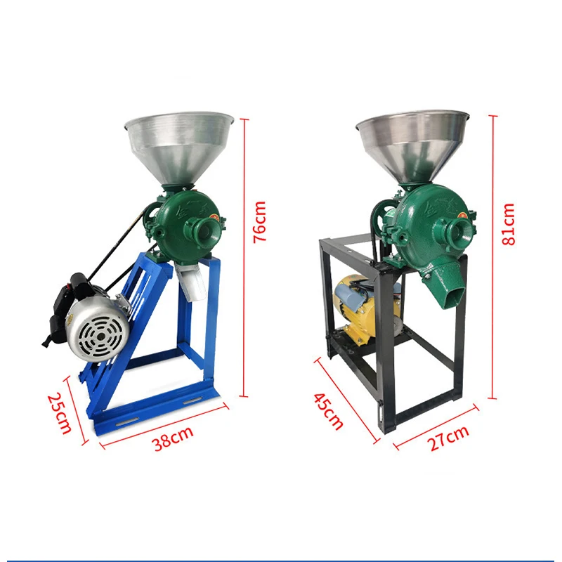 260 نموذج جاف ورطب كهربائي/بنزين/مطحنة ديزل لدقيق الأرز الذرة حليب الصويا الفول السوداني التجارية المنزل الطاحن مطحنة الحبوب #3