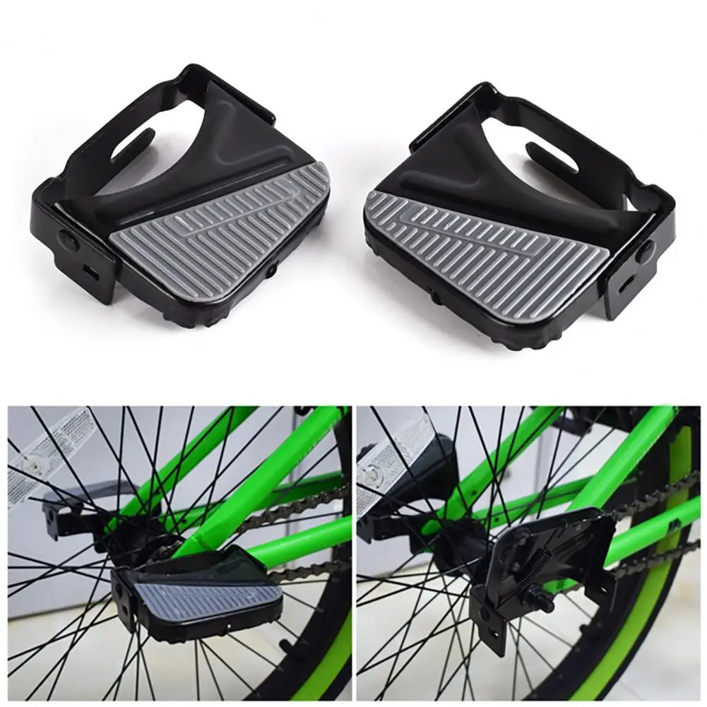 1 Pair Bike Folding Pedals High Quality Universal Bike Foot Pedal Bike Rear Seat Child Safety Foot Pedal for Scooter