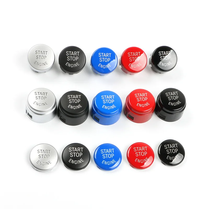 

For BMW Steering Wheel Push Start Button, Fit 1 3 5 7 Series X1 X3 X5 X6, Engine Start Switch