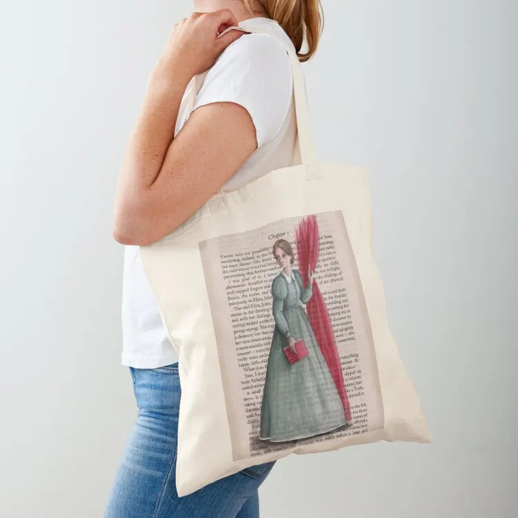 Jane Eyre - Charlotte Bronte Tote Bag Women's handbag foldable reusable bag Handbags