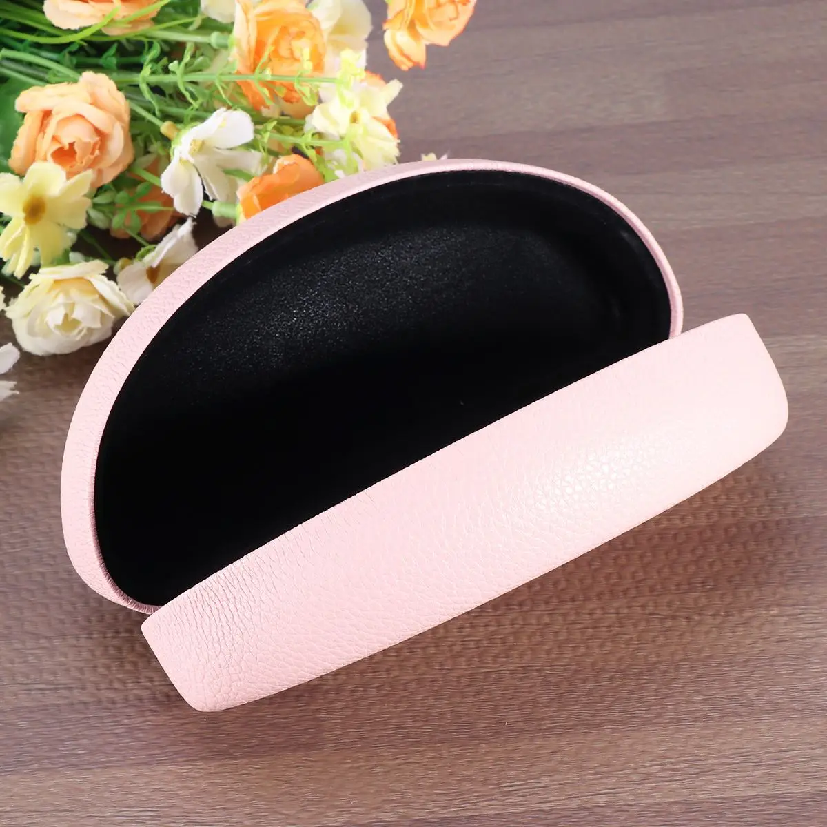 

Hard Shell Glasses Case Case Classic Extra Large Case for Oversized Glasses Case and Eyeglasses (Pink)