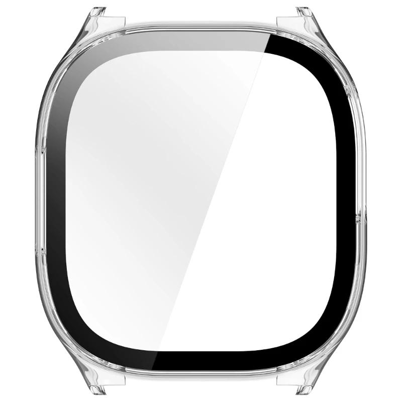 

Q22A Watch Screen Protector Film Shell Case with Tempered Glass Film Protective Cover