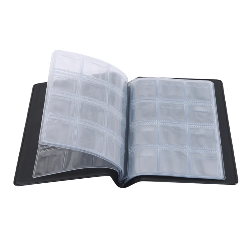 Transparent 120 Pieces Coins Storage Book Commemorative Coin Collection Album Volume Folder Hold Penny Coin Purse Album Books