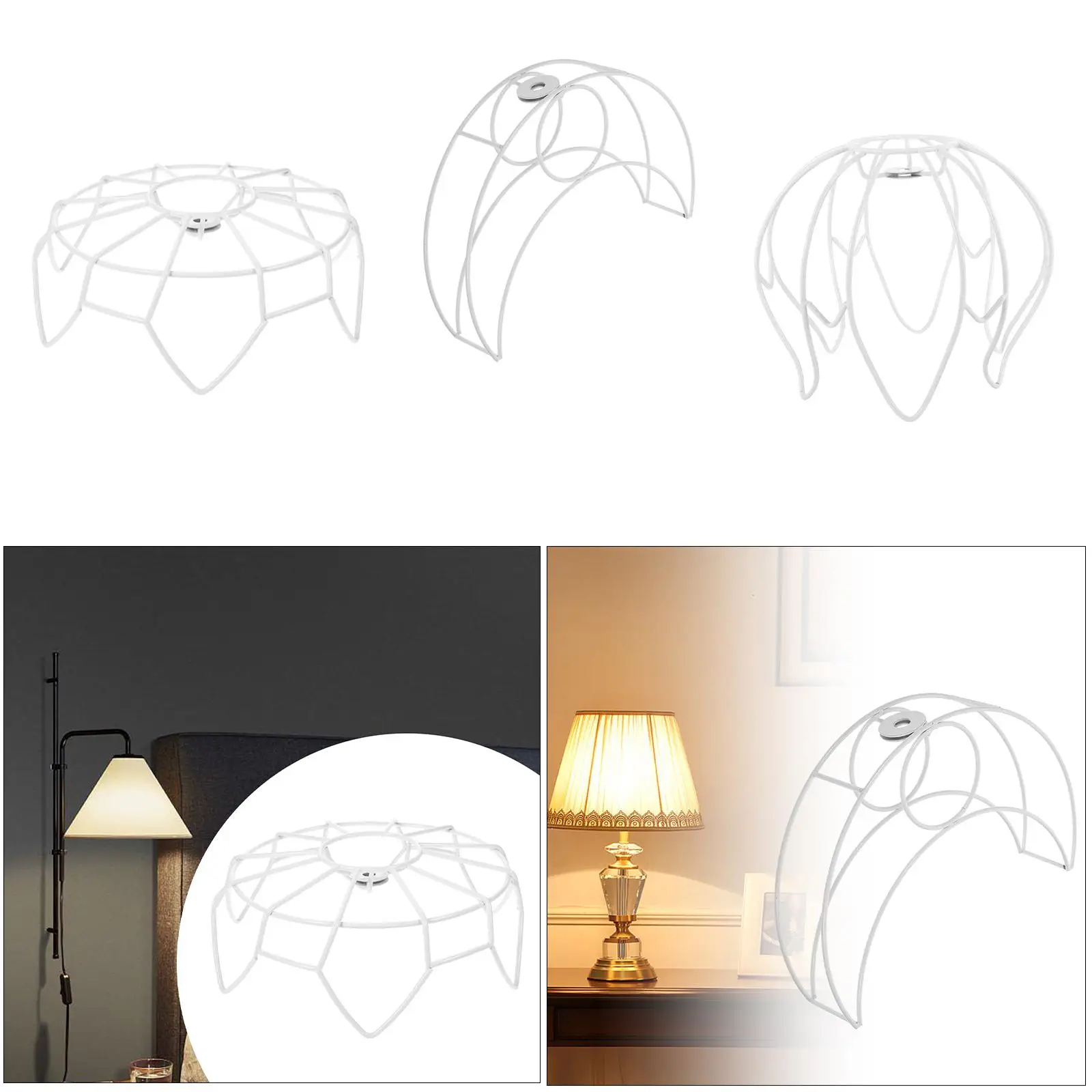 

Металлическая декоративная подвесная люстра-клетка, прочный светильник-контейнер для ванной, ресторана, отеля, столовой (белый)