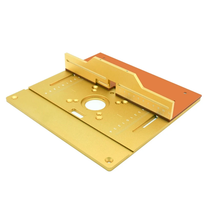 Router Table Insert Plate Woodworking Tool Set With Miter Gauge And Sliding Tenoning Fence For Router Table- Set B