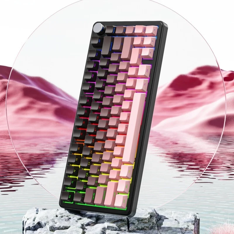 

Attack Shark X85 Mechanical Keyboard Rgb Wireless Bluetooth Three Mode Hot Plug Side Carving Game Customized Computer Peripheral