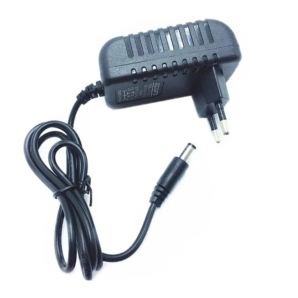 

Power Adapter 12V 24W AC To DC Converter US To Euro Plug Adapter Universal Voltage 5.5X2.1mm LED Chain Connector CCTV Camera