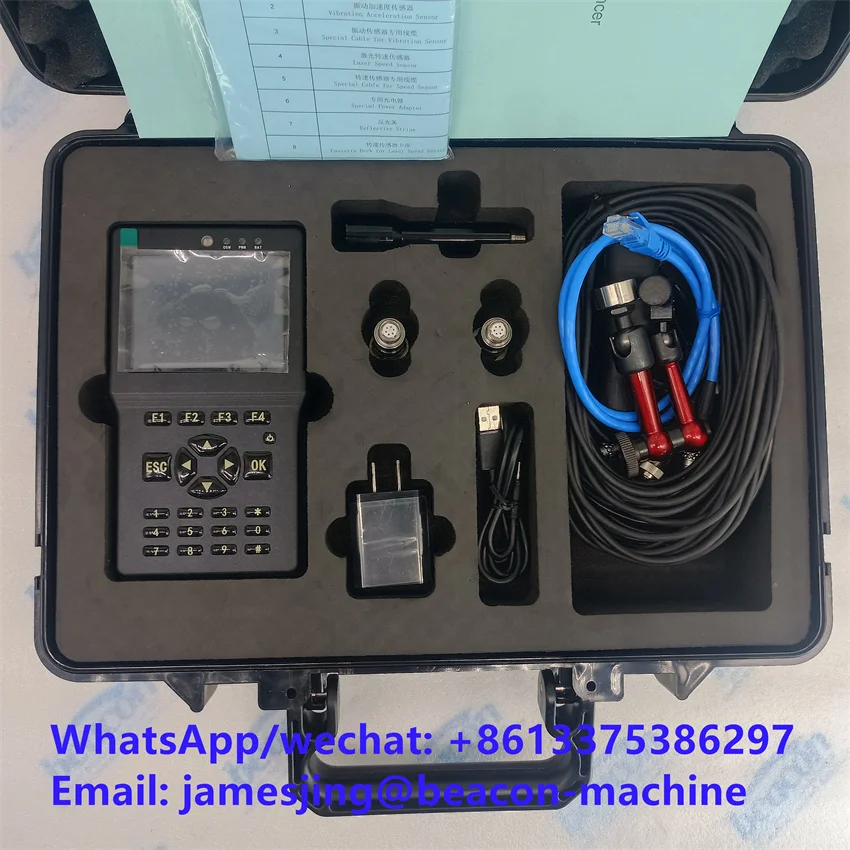 Global Smart Portable Vibration Analyzer Armature Dynamic Balancing Machine Balancer