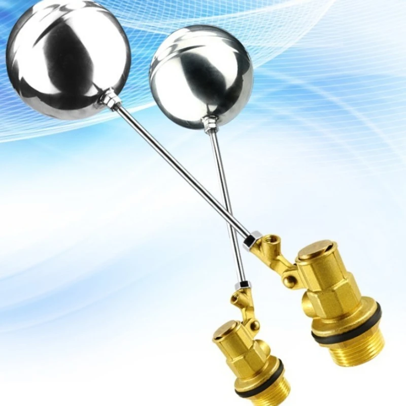 

Brass Float Valve 1/2" 3/4" 1" Automatic Ball Float Valve Dual Water Level Control Valve Large Flow Quick Open