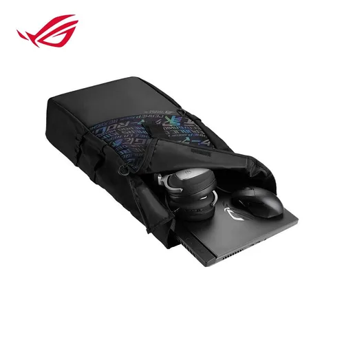 Imagen 2 del producto ROG BP4701 para 15,6/16/17,3/18 pulgadas juego de deportes mochila para ordenador portátil viaje de negocios mochila de gran capacidad bolso de hombro impermeable