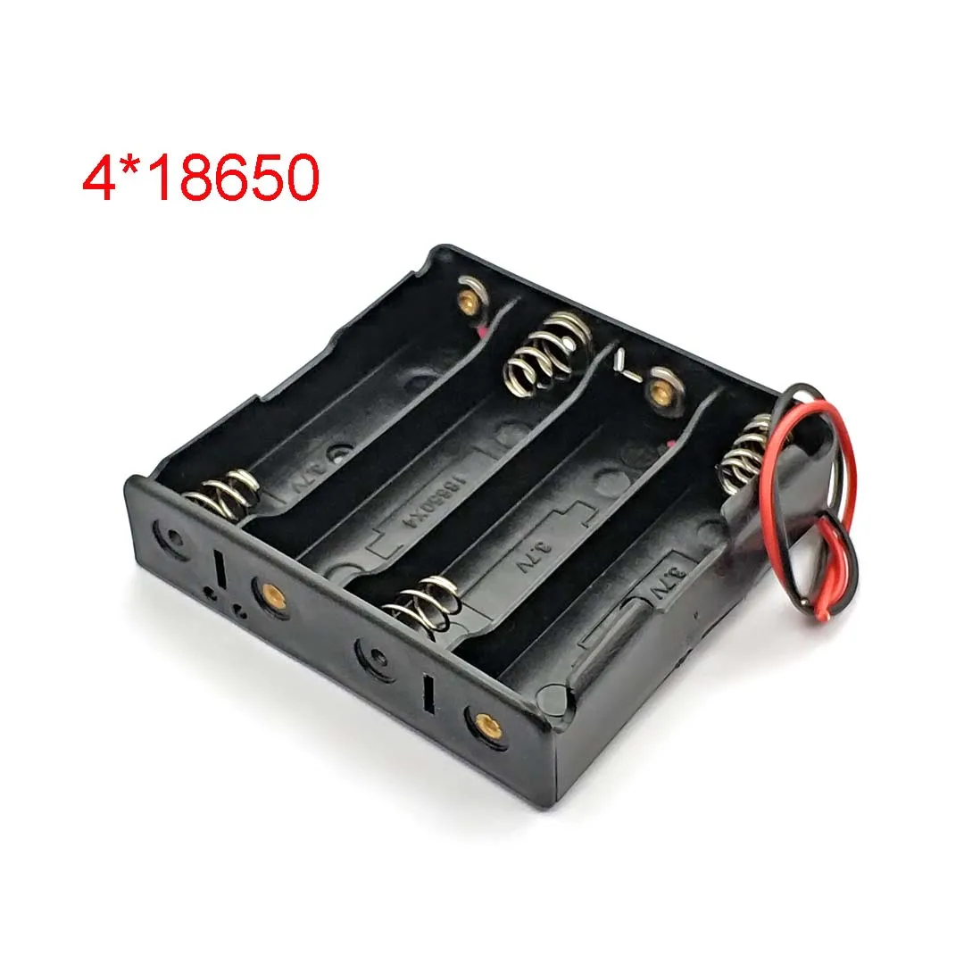 Reihenschaltung 18650 Powerbank-Gehäuse 1X 2X 3X 4X 18650 Batteriehalter Aufbewahrungsbox 1 2 3 4 Fächer Batteriebehälter mit – Detail 5