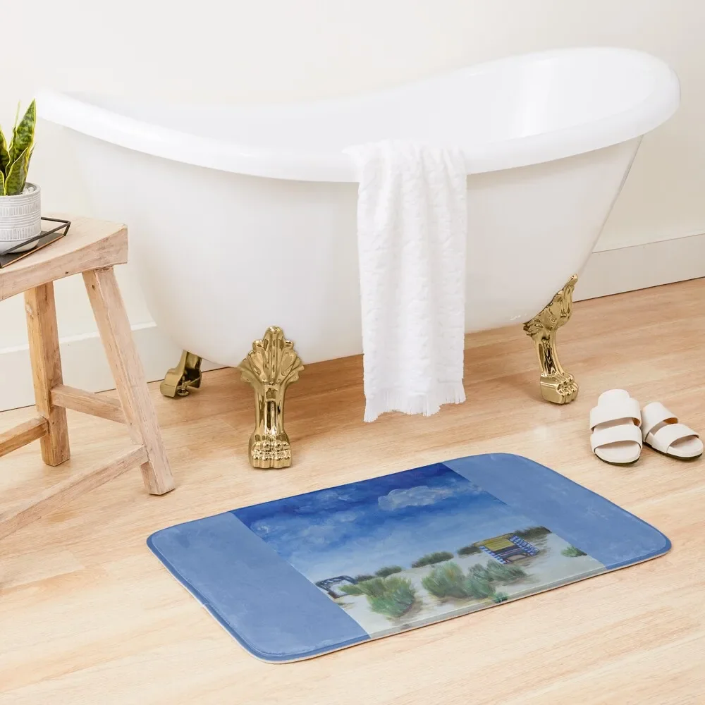 

At the beach Bath Mat Absorbent Rug Carpet Rug Mat
