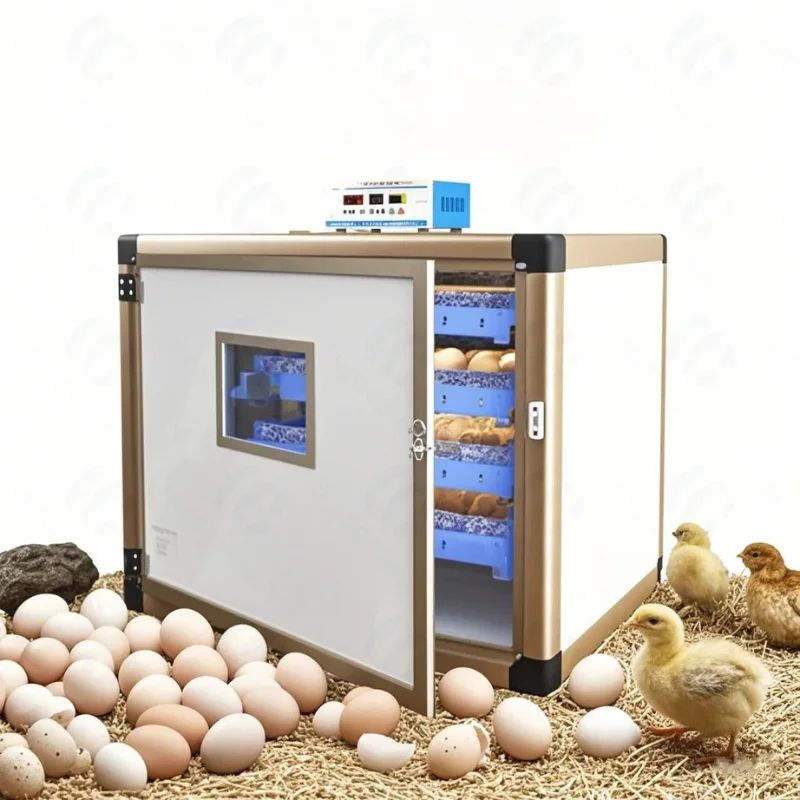 

egg incubator with temperature control, suitable for new conditions of chicken, duck and goose eggs made of PC and PP Premium