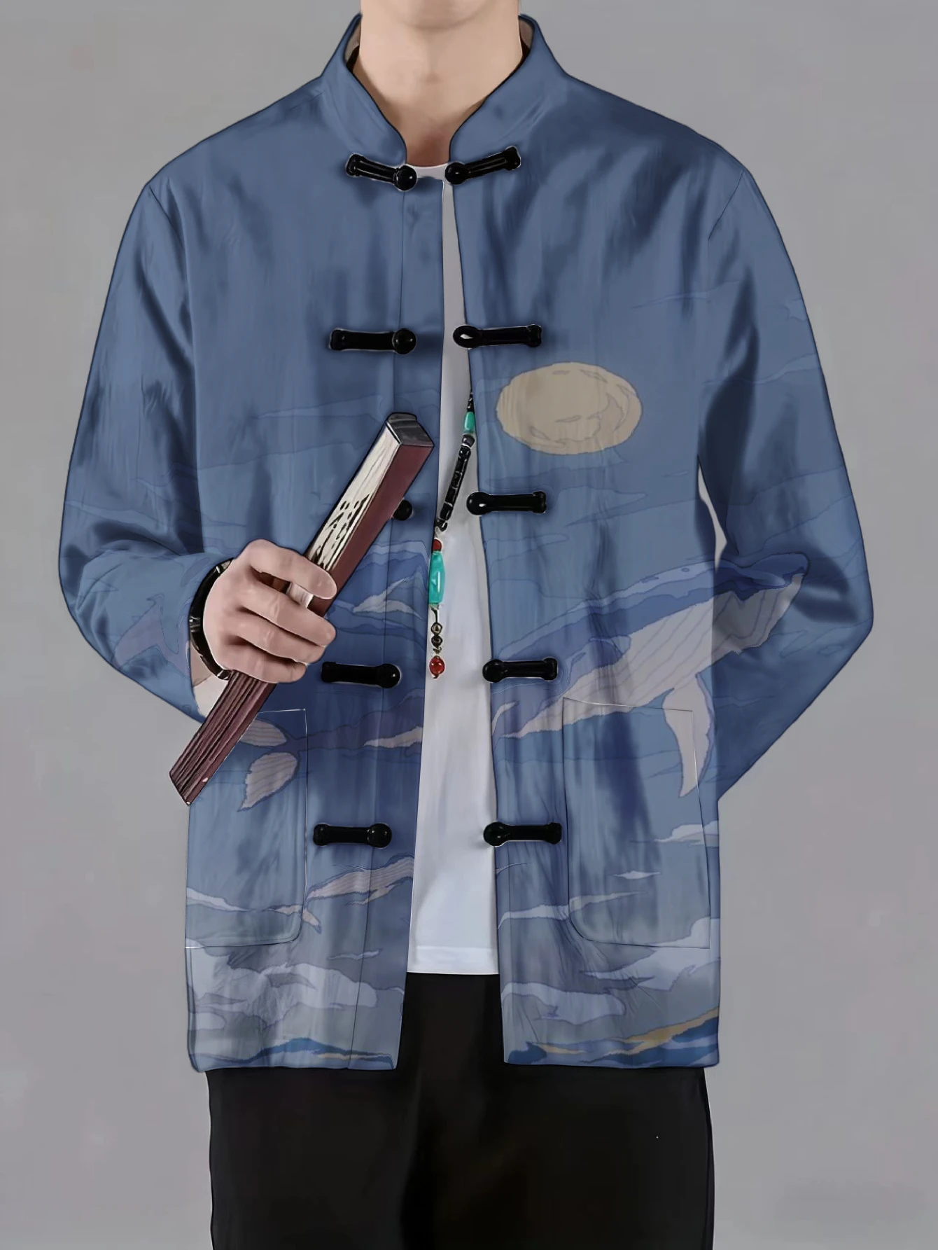 เสื้อแจ็คเก็ตผู้ชายคอจีน กระดุ - Craft And Art Difference บทวิจารณ์และราคา