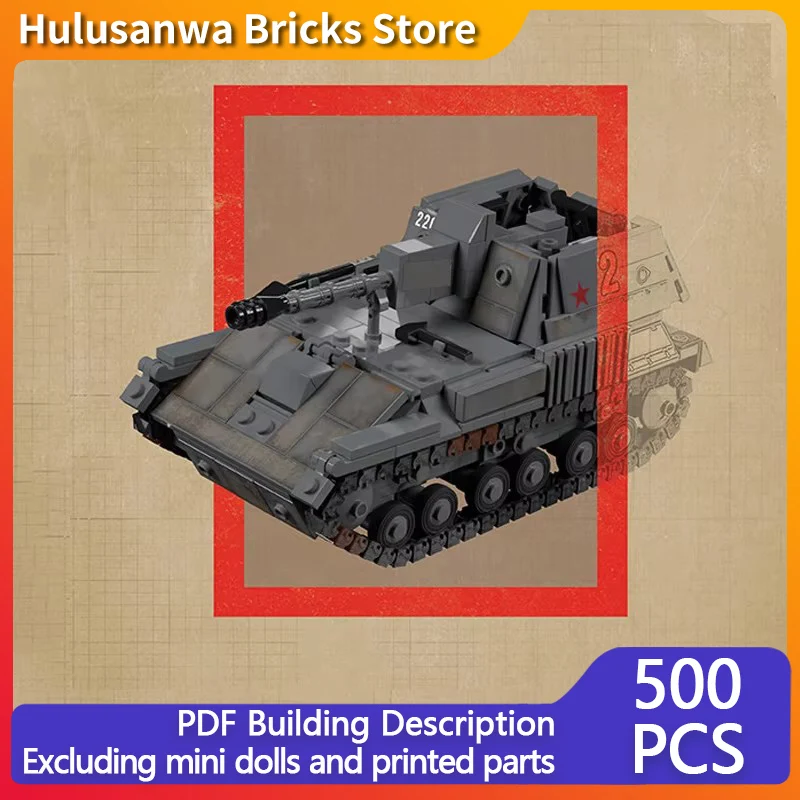

38(t) Military Tanks Model MOC Building Bricks War Equipment Modular Technology Gifts Holiday Assemble Children Toys Suit