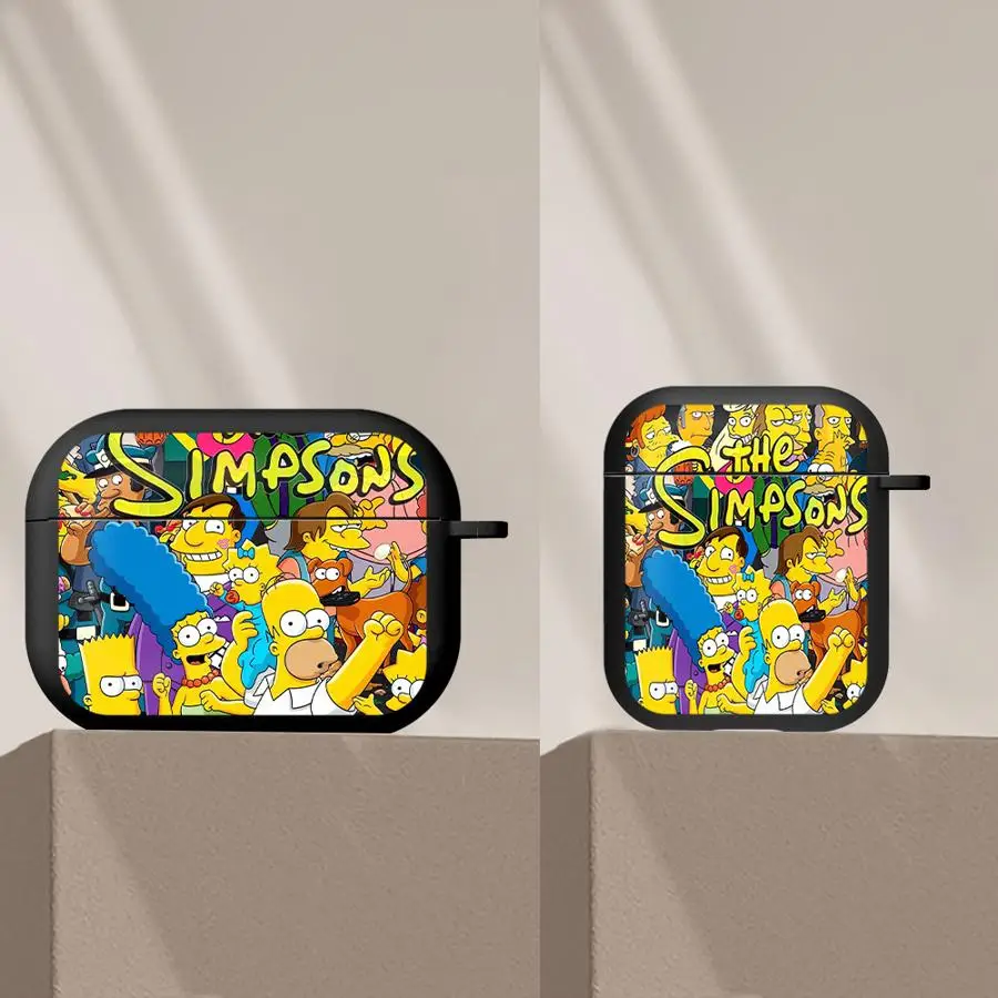 Kopfhörerhüllen Schutzhülle für Airpods Pro2 4 3 Pro3 2 Pro 1 Homer Cute S-simpsons