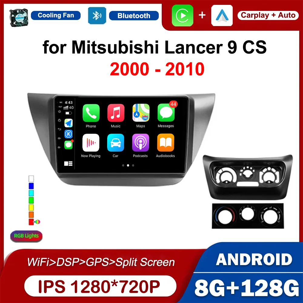 

Android System Car Radio Video Multimedia Player GPS Navigation 9 '' for Mitsubishi Lancer 9 CS 2000 - 2010 Android Auto Stereo