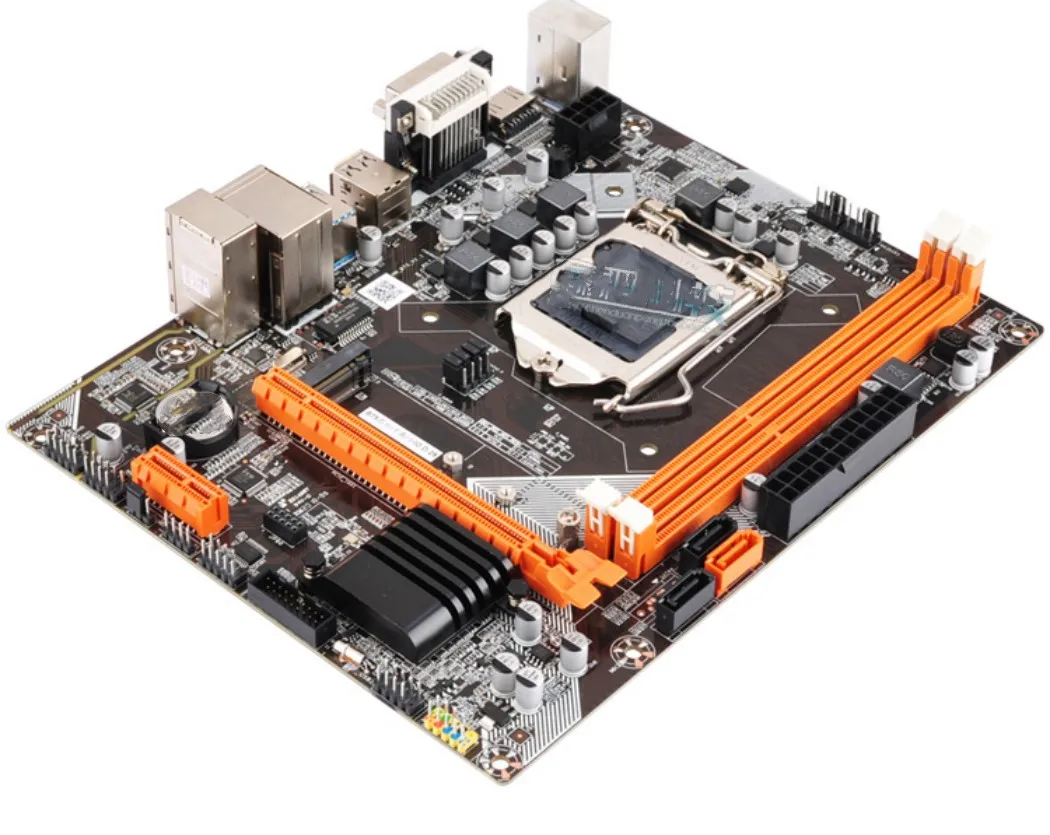 Componente De Placa Căn Cứ B75 Con LGA1155 Intel Core I7-3770 CPU, una Memoria De Escritorio De 8GB DDR3 1600MHz SATA III M.2 NVME