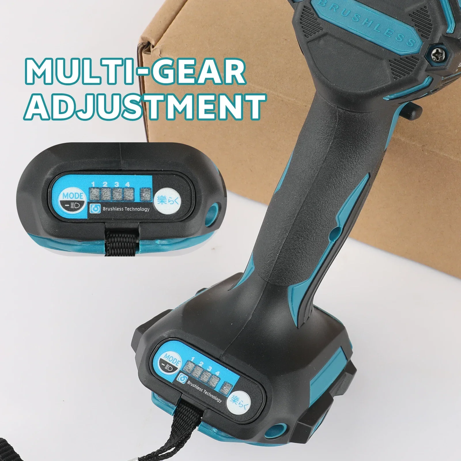 ماكيتا DTD173 أزرق 18 فولت بدون فرش ليثيوم أيون تأثير سائق أداة السلطة أداة متعددة الوظائف ، مثقاب الخشب ، أداة السلطة