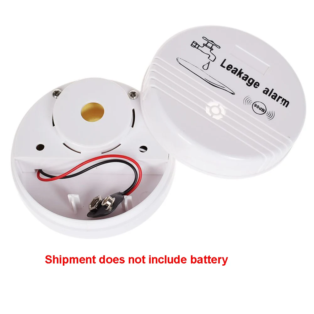 Water Leak Detector Alarm 90dB Voice Alert Wireless Water Leakage Sensor for Home Kitchen Toilet Floor Detector