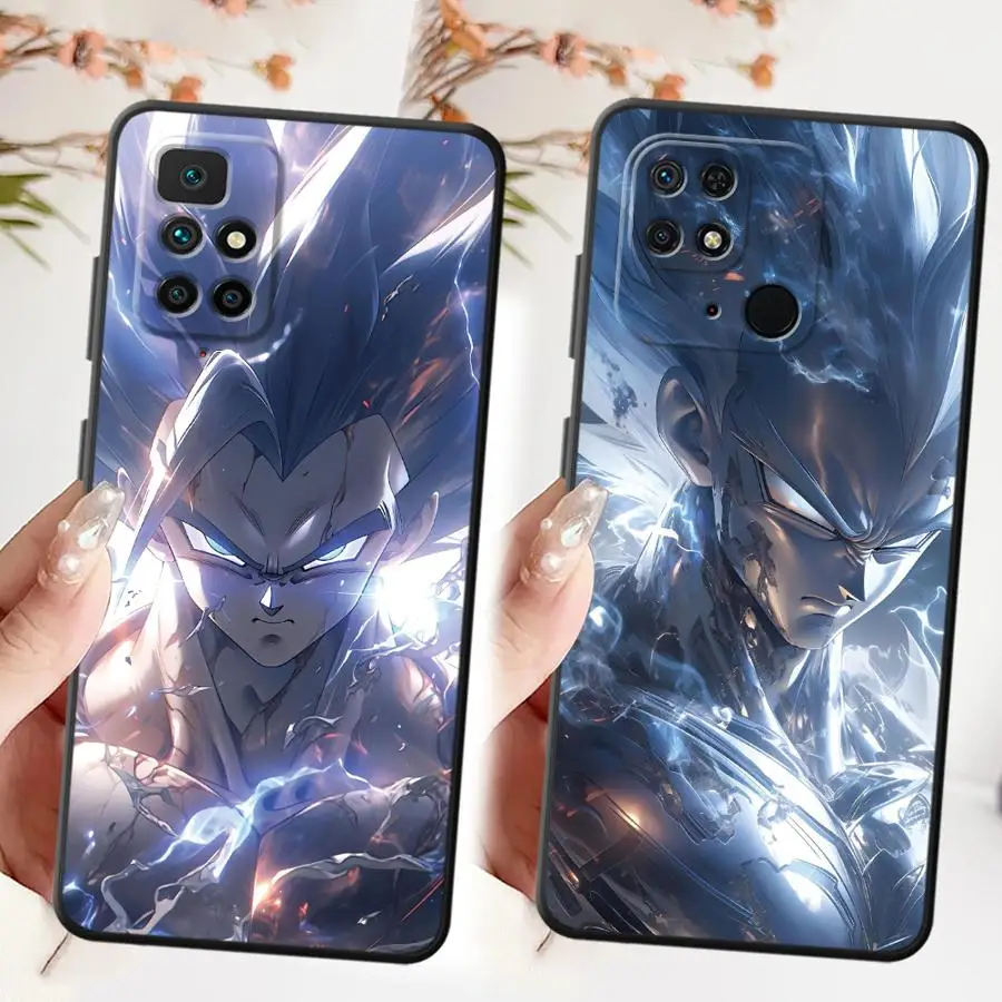 أنيمي لعبة دراغون بول الأسود لينة غطاء الهاتف الحال بالنسبة Xiaomi Redmi A1 A2 زائد 12C 14C A5 A3 13C 9 K40 K80 برو A4 10 #3
