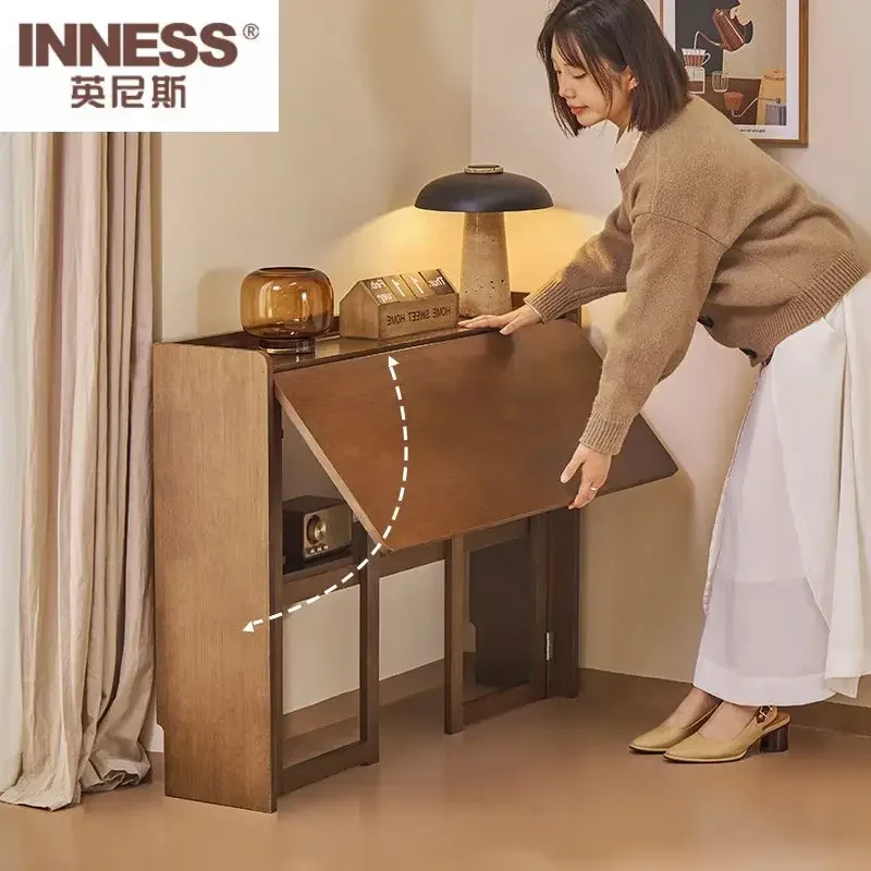 مكتب قابل للطي 80/100/120 سنتيمتر مكتب الكمبيوتر الكتابة توفير المساحة طاولة قابلة للطي للمساحة الصغيرة المنزل مكتب طاولة الدراسة