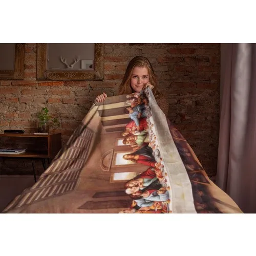 Kiparis Latest Evening Dinner Table Fleece Double Blanket