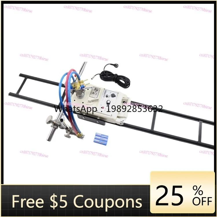 

CG1-30 Flame Cutting Machine Steel, Linear Trolley Gas Cutting Machine Accessories Improved, Little Turtle