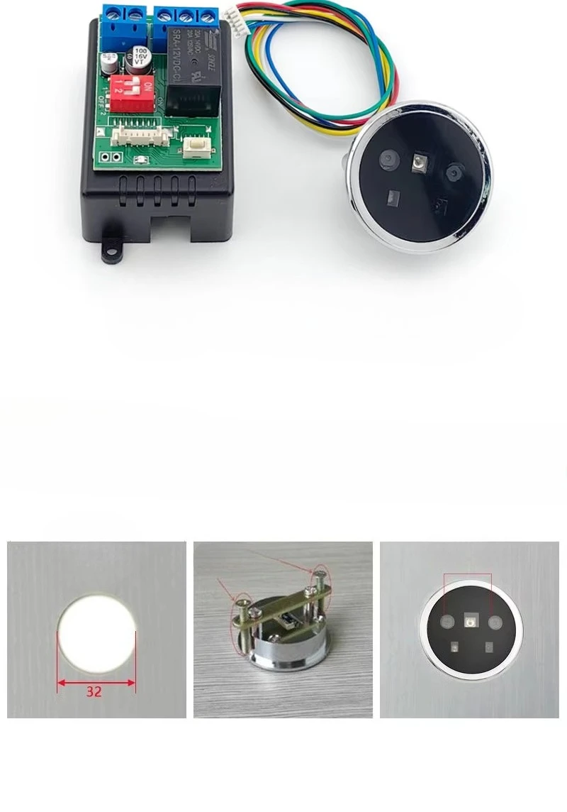 Embedded Facial Recognition Control Board KS201 with Multi-model Face Module Relay Output Switch Signal