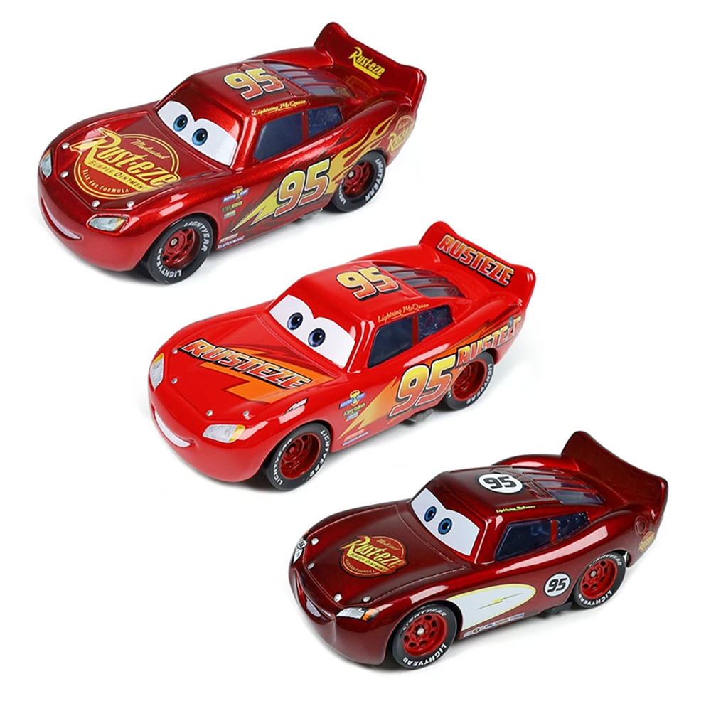 Pixar Cars 3 2 Lightning McQueen 95 Roter McQueen Mini-Modell Druckguss Metalllegierung Kinder Geburtstagsgeschenk Autos 1:55 Rennfahrer Spielzeug
