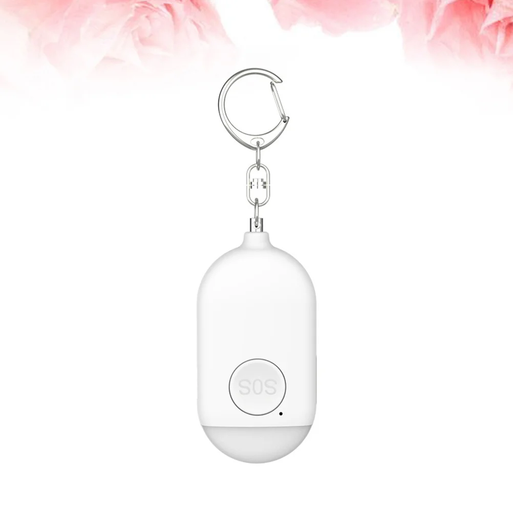 جهاز إنذار صغير آمن وخفيف الوزن للطوارئ للركض والعمال الليلي والنساء، إنذار طوارئ أبيض