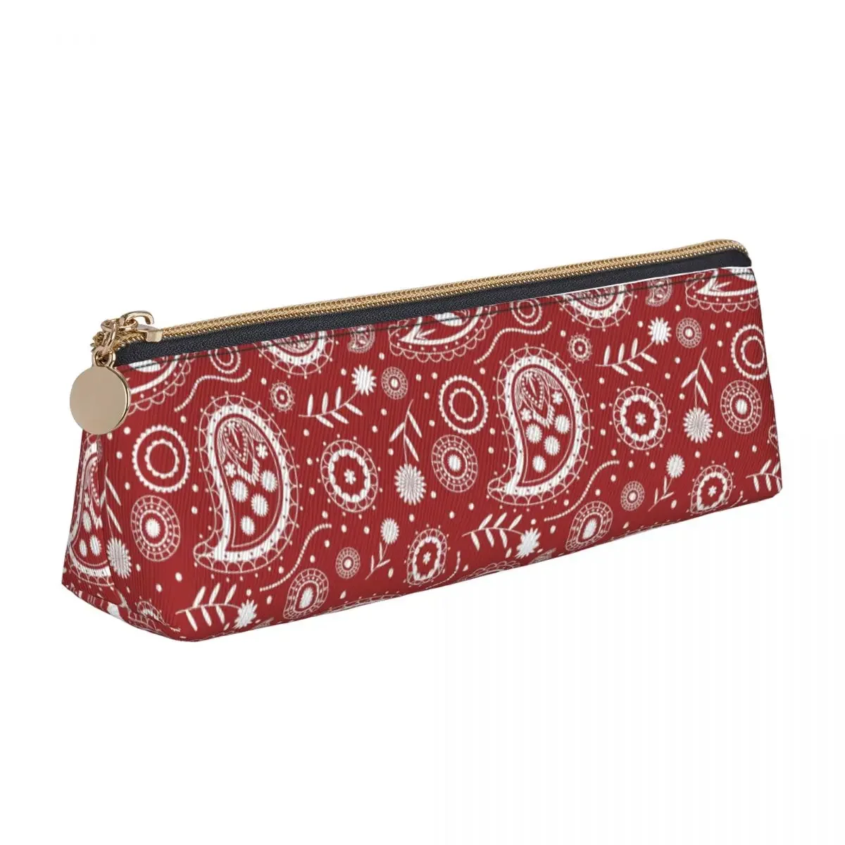 

Декоративный цветочный карандаш с рисунком пейсли, рандомный милый школьный чехол в стиле ретро для детей, подарочная идея для канцелярских принадлежностей