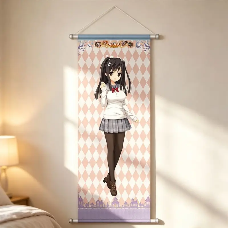 VIKAMA Little Star Scroll Wandteppiche, Anime-Wandteppich, Wandbehang für Wohnzimmer, Schlafzimmer, Arbeitszimmer, Eingangsbereich, Heimdekoration – Detail 3