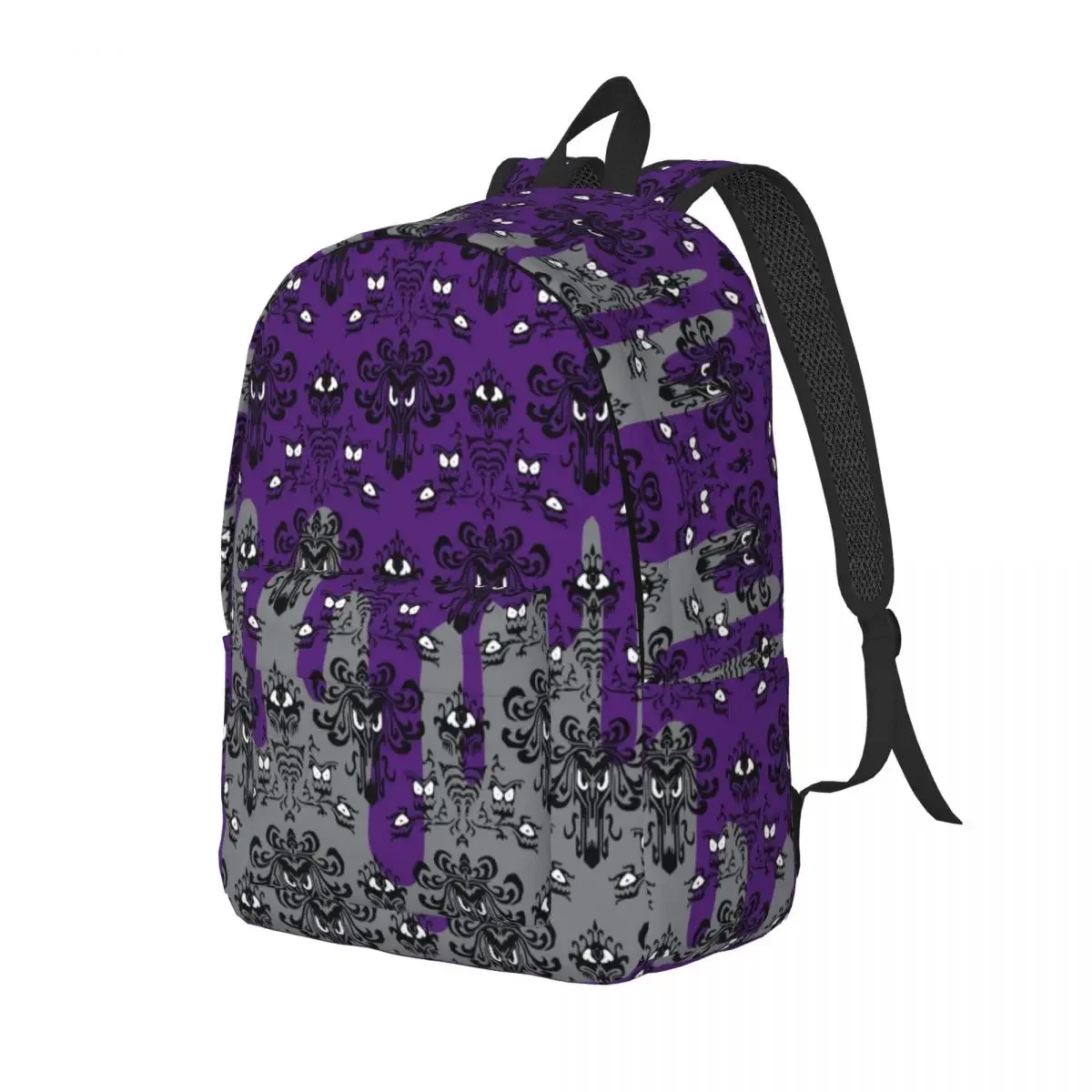 Haunted Mansion Ghost Laptop Backpack Men Women Casual Bookbag for College School Students Halloween Horror Movie Bags