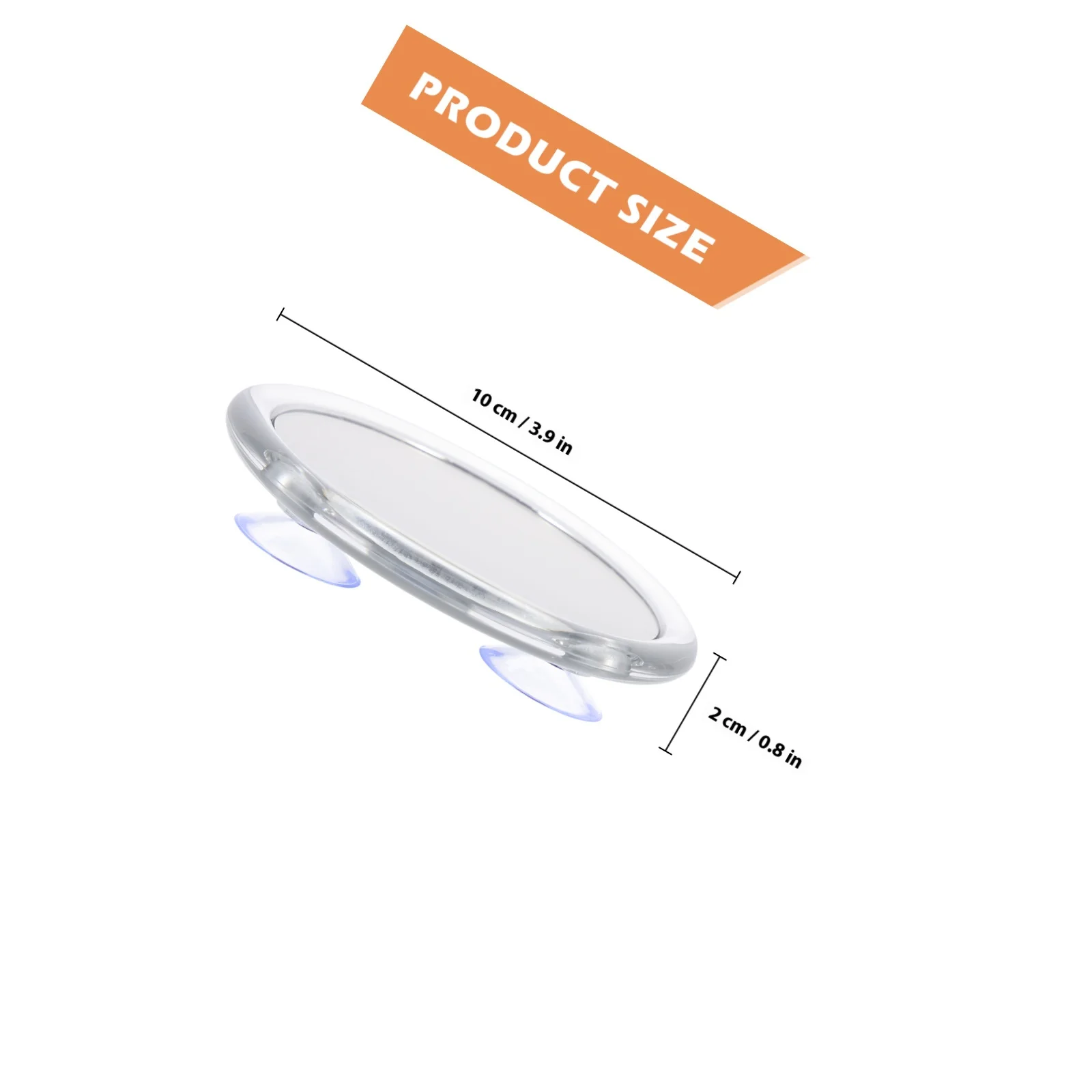 Miroir de maquillage grossissant 20x, ventouse, miroir de vanité de salle de bains, haute définition, réflexion claire, miroirs grossissants 20x