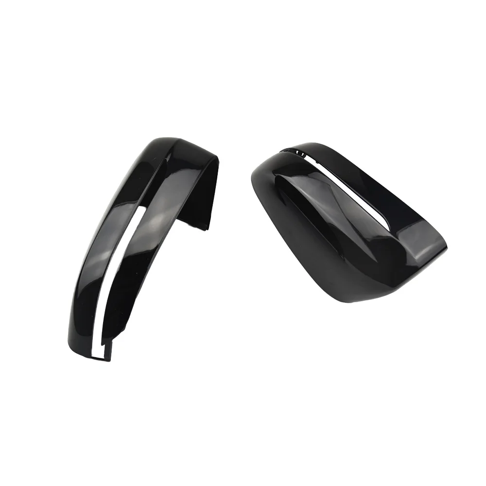 2p Bright Black Side Wing Rearview Mirror cover caps for BMW 3 Series G20 G21 G28 320d 330e 330i 340i 2019-2022 M4 style LHD RHD