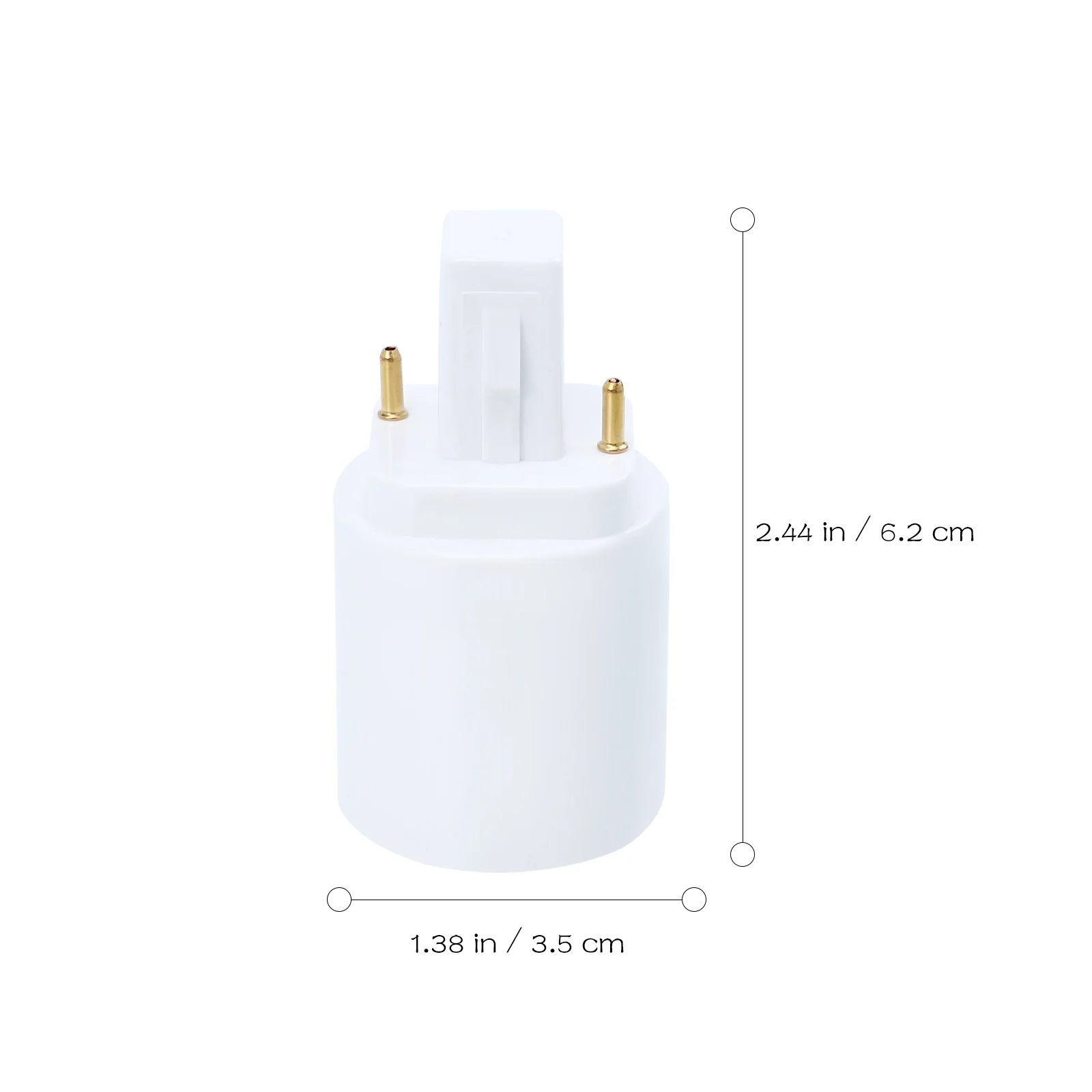 Imagem -06 - Levou Luz Conversor Soquete Suporte de Luz Soquetes de Luz Pinos G24 E27 Pcs