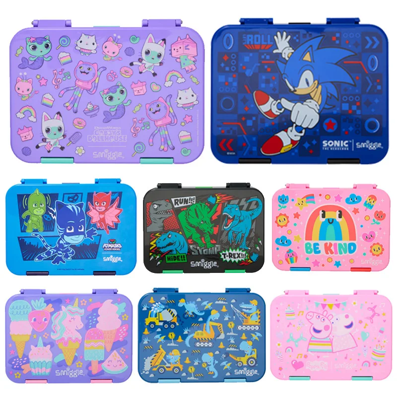 Australia Smiggle Lunch Box Children's Large Capacity Student Lunch Box Primary And Secondary Schoo Students Fruit Box Card