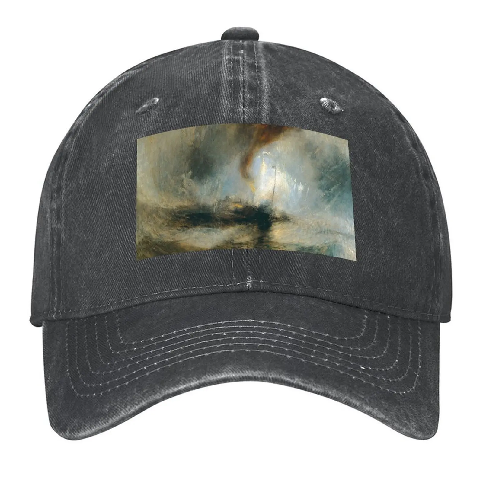 

J.M.W. Turner Snow Storm - Steam-Boat off a Harbour's Mouth Baseball Cap Trucker Cap Unique hats Hood Sun Hats For Women Men's