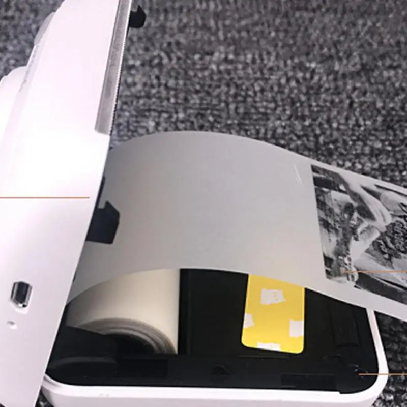 Mini Thermal Printers Stickers 57x30mm Thermal Printer Sticker Refill Self-Adhesive Label Thermal Printer Sticker Roll