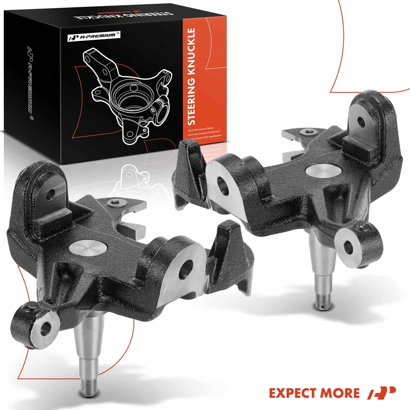 A-Premium 2Pcs Front Left & Right 2.5Inch Drop Spindles Lower Suspension for Chevrolet C10 Suburban C10 Pickup 1971-1972 view 7