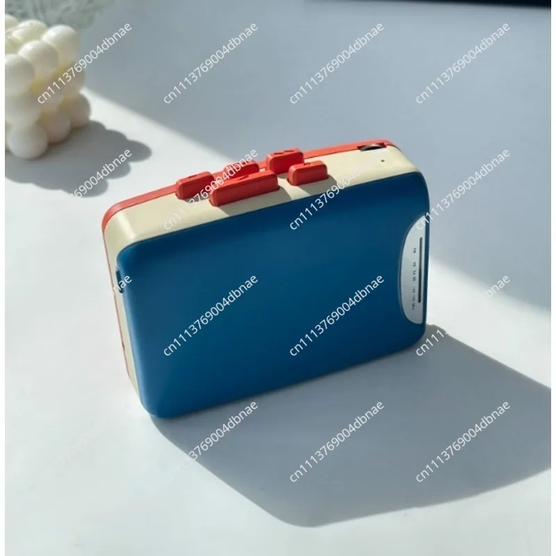 New Color Portable Cassette Player - Retro Clear Design Music Player with Free Earphones Nostalgic Walkman