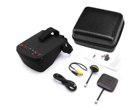 LSD800 Eachine EV800 5 pollici 800x480 Occhiali FPV Occhiali video 5.8G 40CH Raceband Ricerca automatica Batteria incorporata