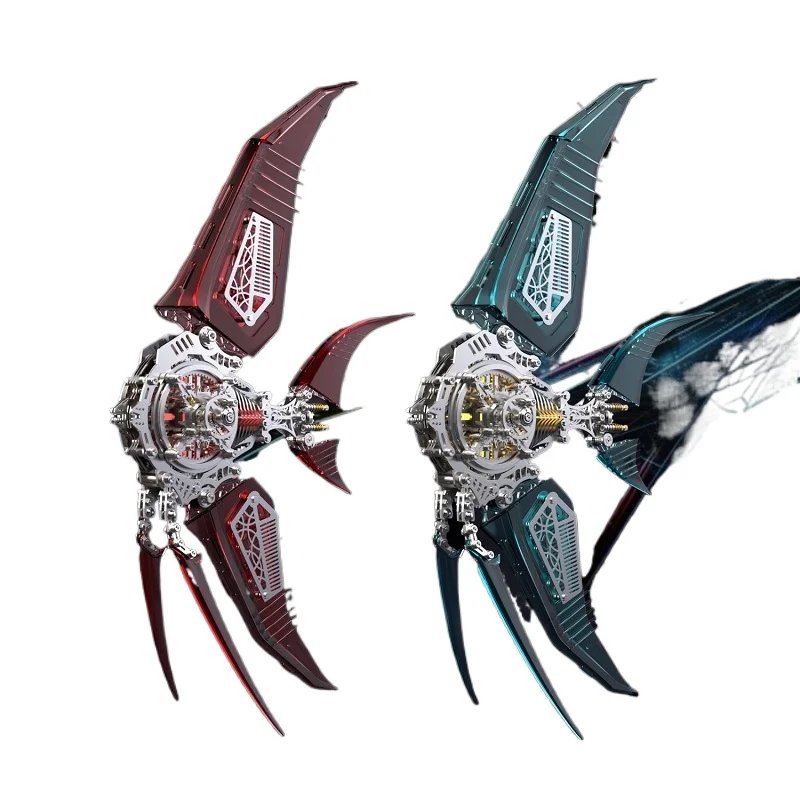 

Angelfish, movable precision mechanical metal assembly model three-dimensional puzzle creative DIY handmade