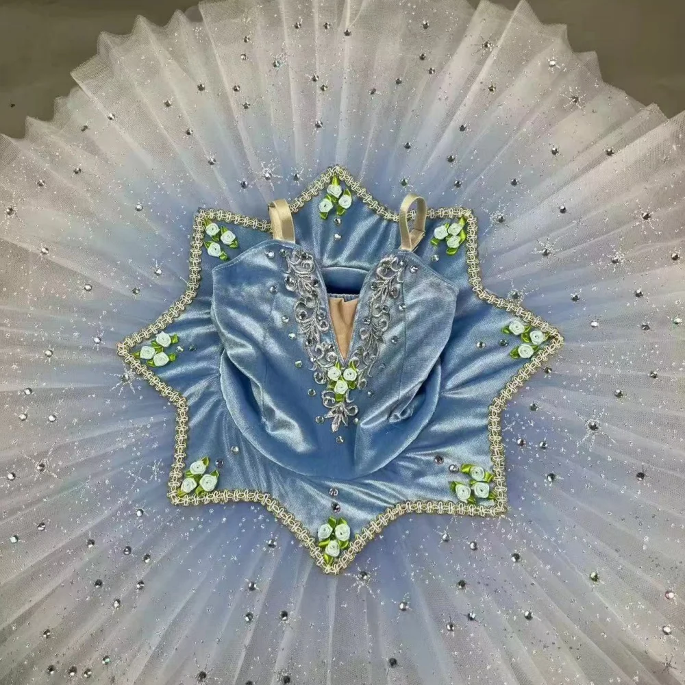 الكلاسيكية المهنية الباليه توتو الكبار الاطفال الأبيض بحيرة البجع فطيرة توتو راقصة الباليه حفلة ملابس رقص فستان الباليه الفتيات النساء #5