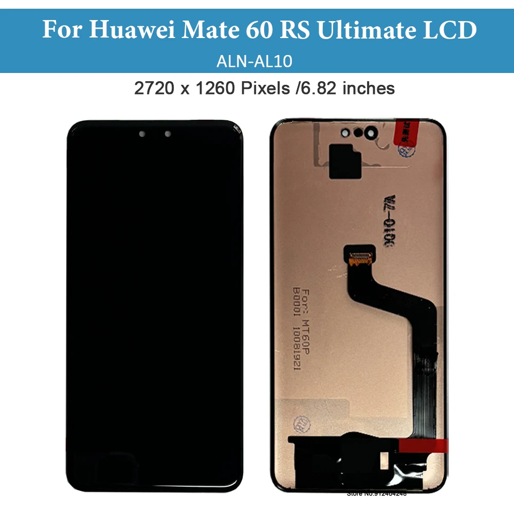 6.82"Original OLED For Huawei Mate 60 RS Ultimate LCD Display Touch Screen ALN-AL10 Display Digitizer Assembly Replacement Parts image 2