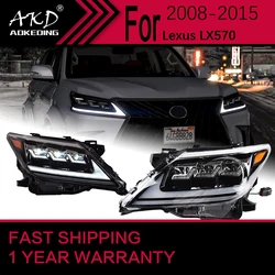 Car Lights for Lexus LX570 LED Headlight 2007-2015 LX570 Head Lamp Drl Projector Lens Automotive Accessories