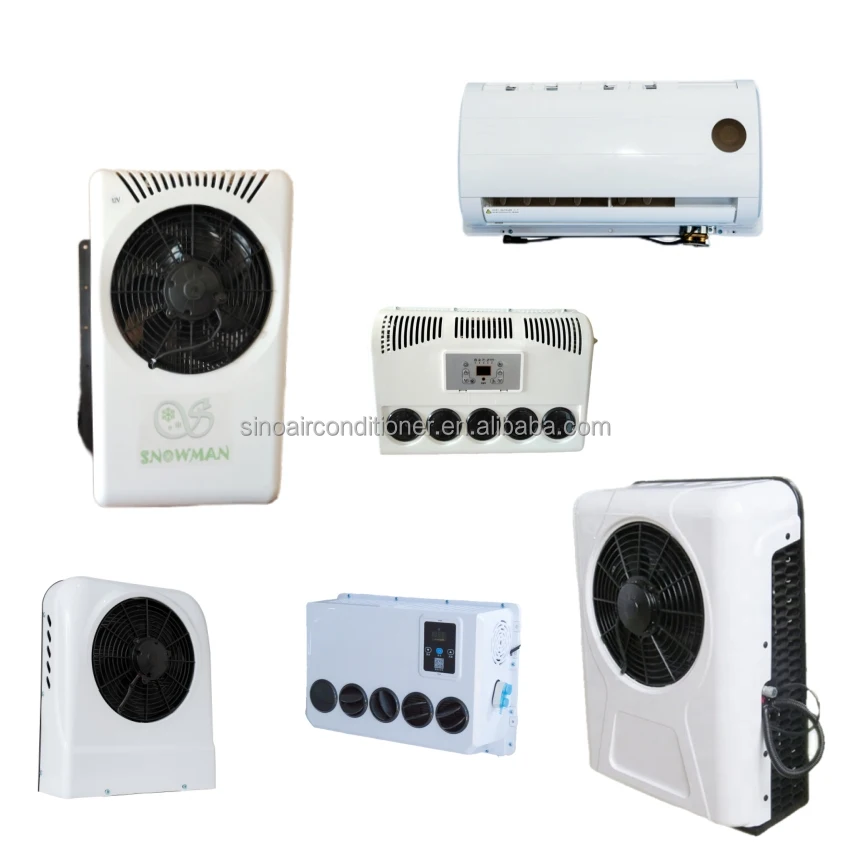 نظام التبريد 12 فولت شاحنة وقوف السيارات مكيف الهواء 12/24 فولت مكيف الهواء وقوف السيارات برودة #1